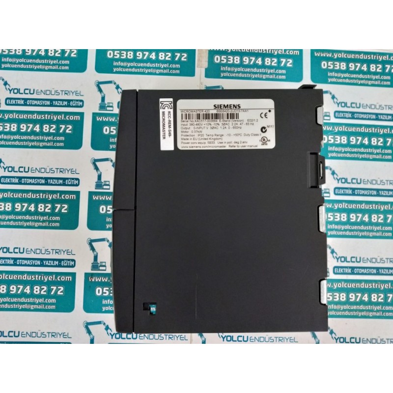 新品SIEMENS シーメンス インバータ 6SE6420-2UD13-7AA1 MM420 480V